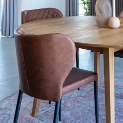 Wohnen Sitzgruppe<Esstischgruppe im Skandi Design - Fjord (fünfteilig)