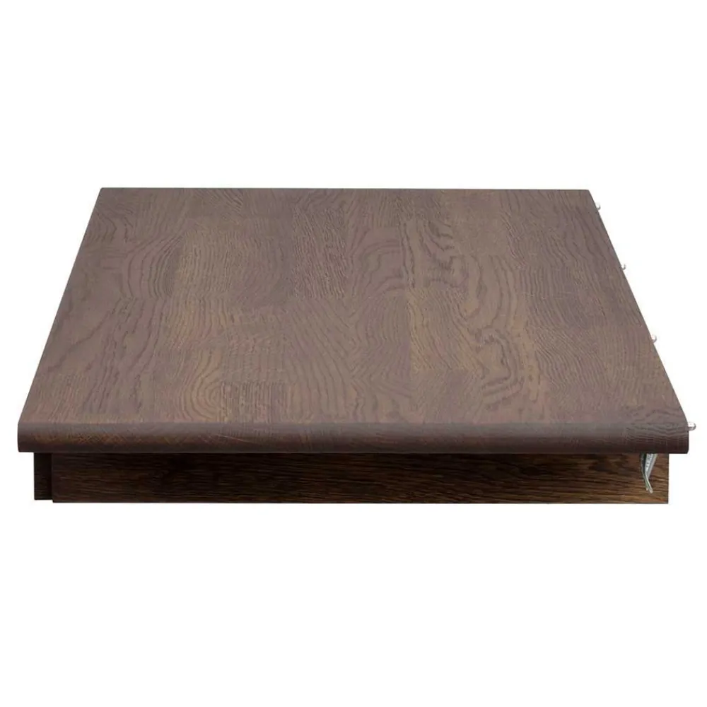 Wohnen Sitzgruppe<Esstischgruppe in Eiche Dunkel & Beige - Relencia (siebenteilig)