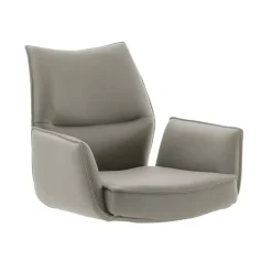 Wohnen Stühle<Esstisch-Sessel aus Leder und Eichenholz - Azona (2er Set)