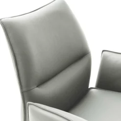 Wohnen Stühle<Esstisch-Sessel aus Leder und Eichenholz - Azona (2er Set)