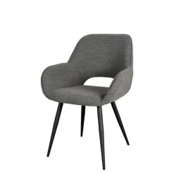 Wohnen Stühle<Esstisch-Sessel in Grau Boucle - Regison (2er Set)