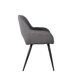 Wohnen Stühle<Esstisch-Sessel in Grau Boucle - Regison (2er Set)