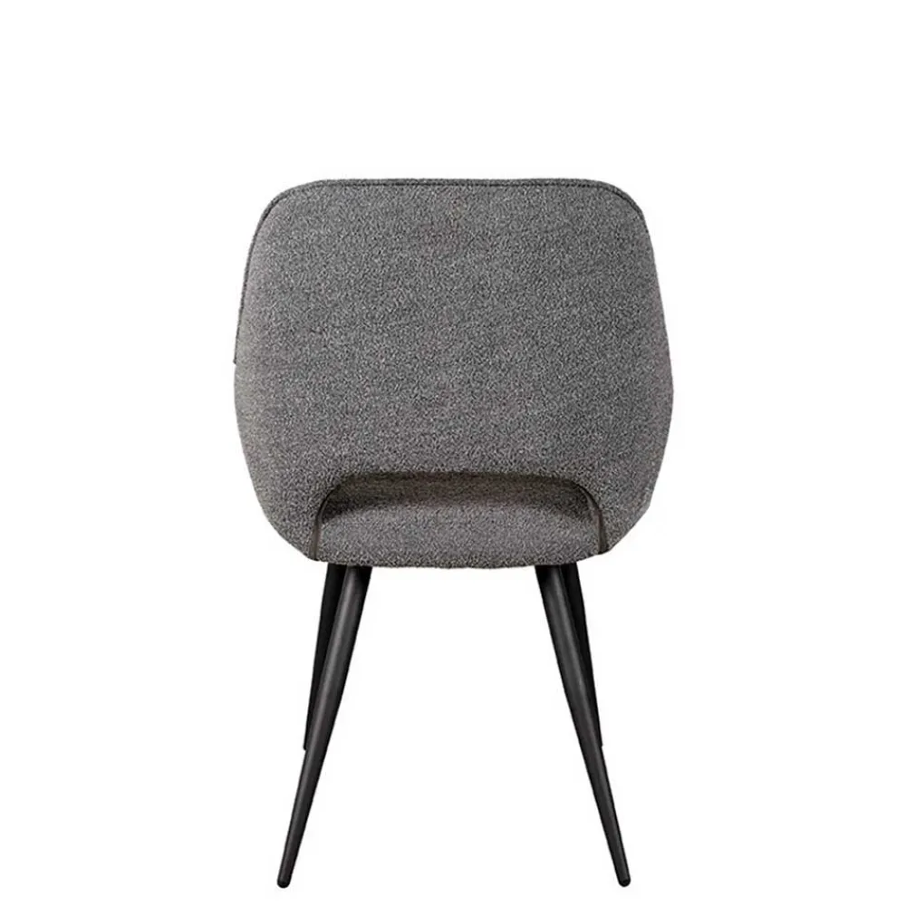 Wohnen Stühle<Esstisch-Sessel in Grau Boucle - Regison (2er Set)