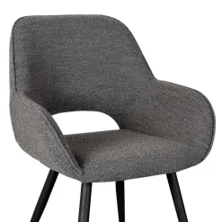 Wohnen Stühle<Esstisch-Sessel in Grau Boucle - Regison (2er Set)