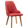 Wohnen Stühle<Esstischstühle in Rot Microfaser - Annipurk (2er Set)