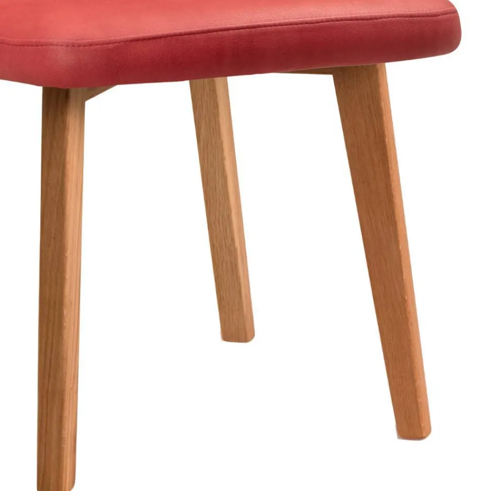 Wohnen Stühle<Esstischstühle in Rot Microfaser - Annipurk (2er Set)