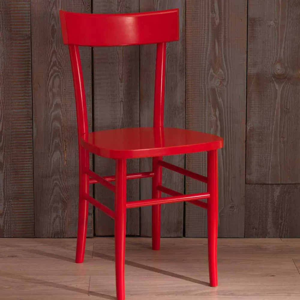Wohnen Stühle<Esstischstuhl Henry in Rot (2er Set)