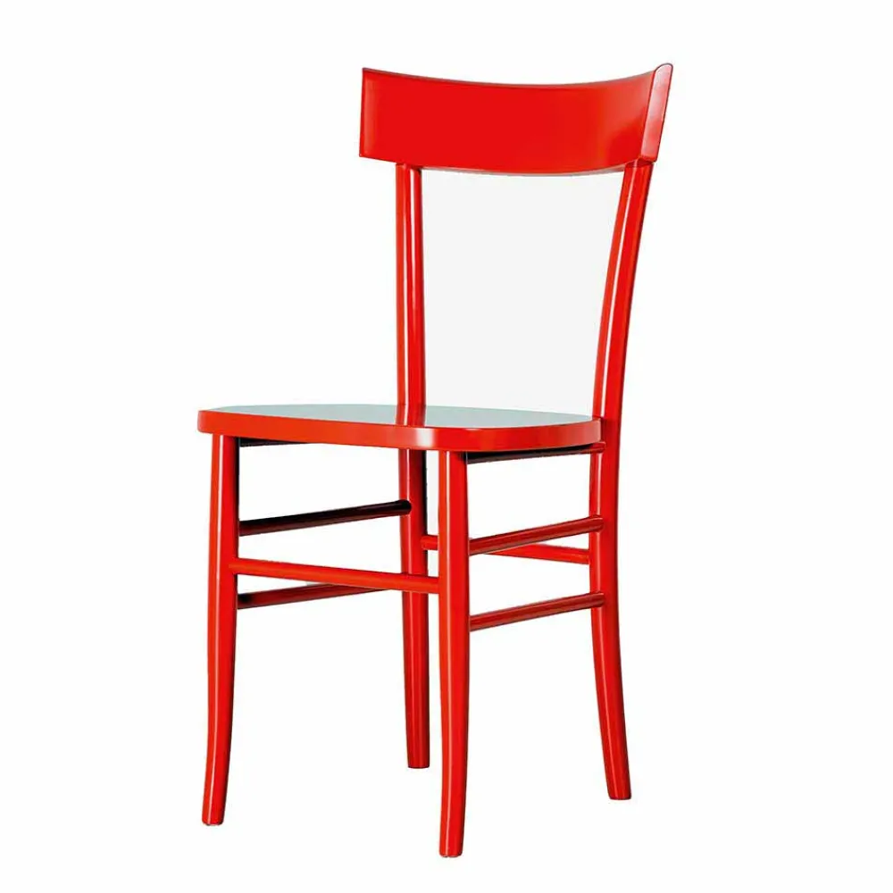 Wohnen Stühle<Esstischstuhl Henry in Rot (2er Set)