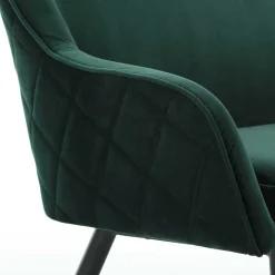 Wohnen Sitzbank<Esszimmer Bank in Dunkelgrün Samt - Laruis