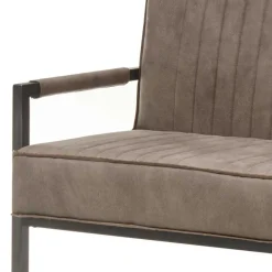 Wohnen Sitzbank<Esszimmer Bank in Taupe Microfaser - Runian
