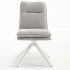 Wohnen Stühle<Esszimmer Drehstühle in Grau Boucle - Topra (2er Set)