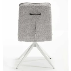 Wohnen Stühle<Esszimmer Drehstühle in Grau Boucle - Topra (2er Set)