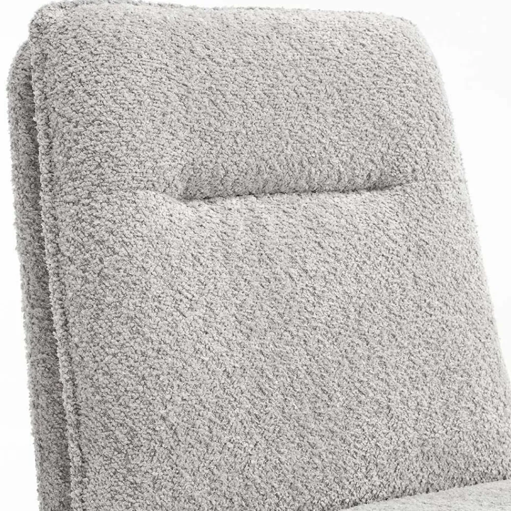 Wohnen Stühle<Esszimmer Drehstühle in Grau Boucle - Topra (2er Set)