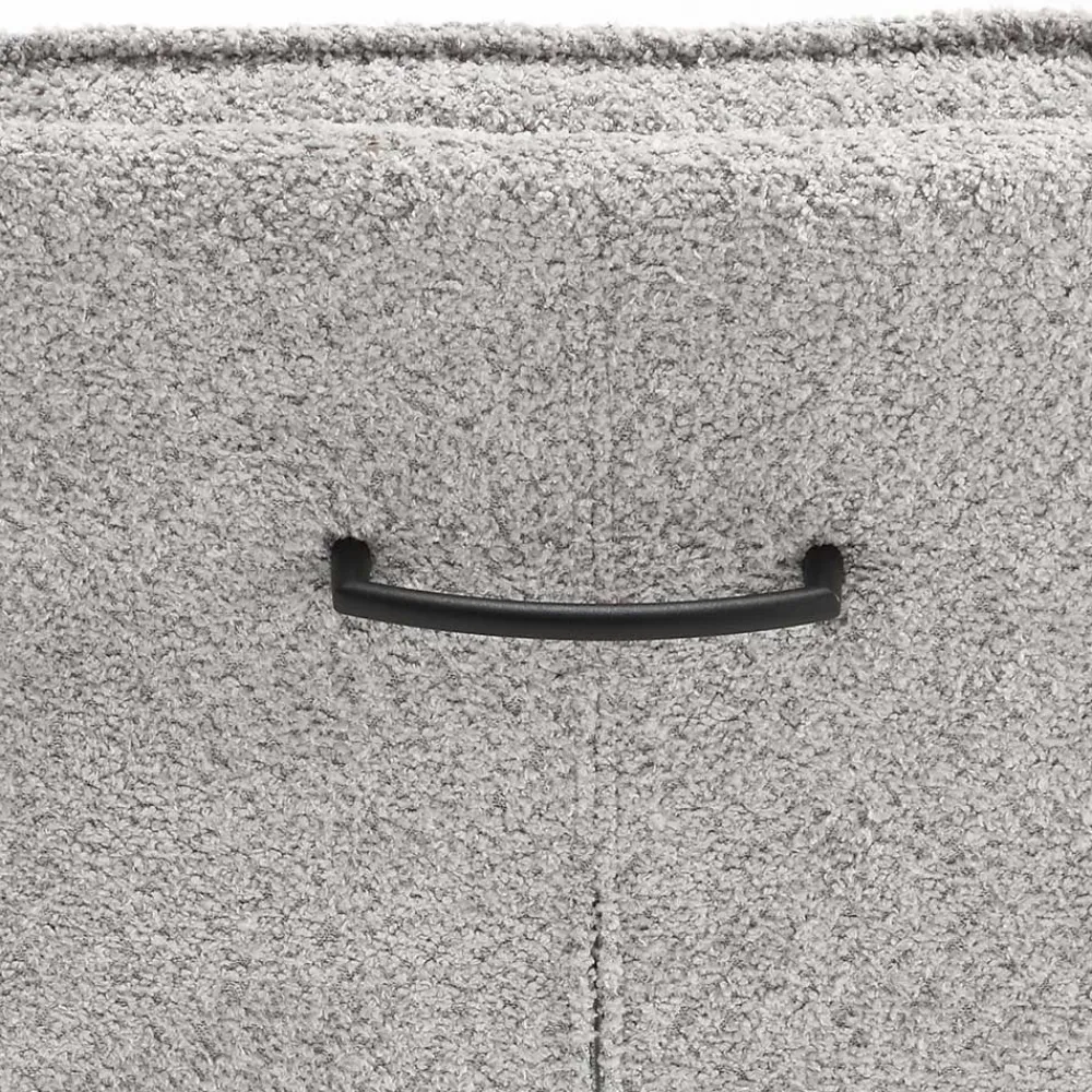 Wohnen Stühle<Esszimmer Drehstühle in Grau Boucle - Topra (2er Set)