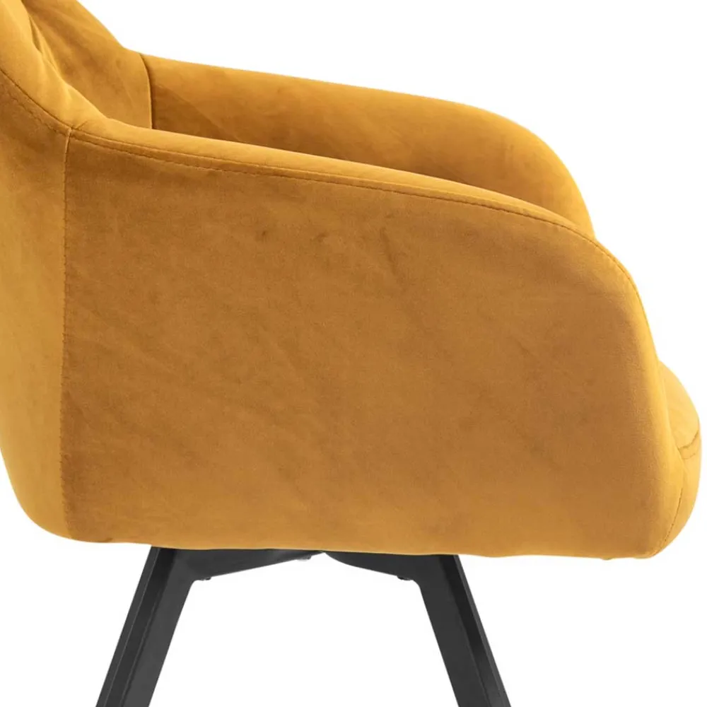 Wohnen Stühle<Esszimmer Drehstuhl mit Armlehnen - Delamaro