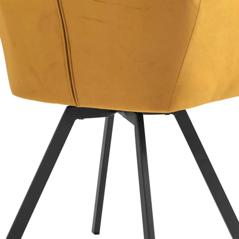 Wohnen Stühle<Esszimmer Drehstuhl mit Armlehnen - Delamaro