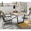 Wohnen Sitzgruppe<Esszimmer Esstisch & Armlehner Stühle - Siza (fünfteilig)