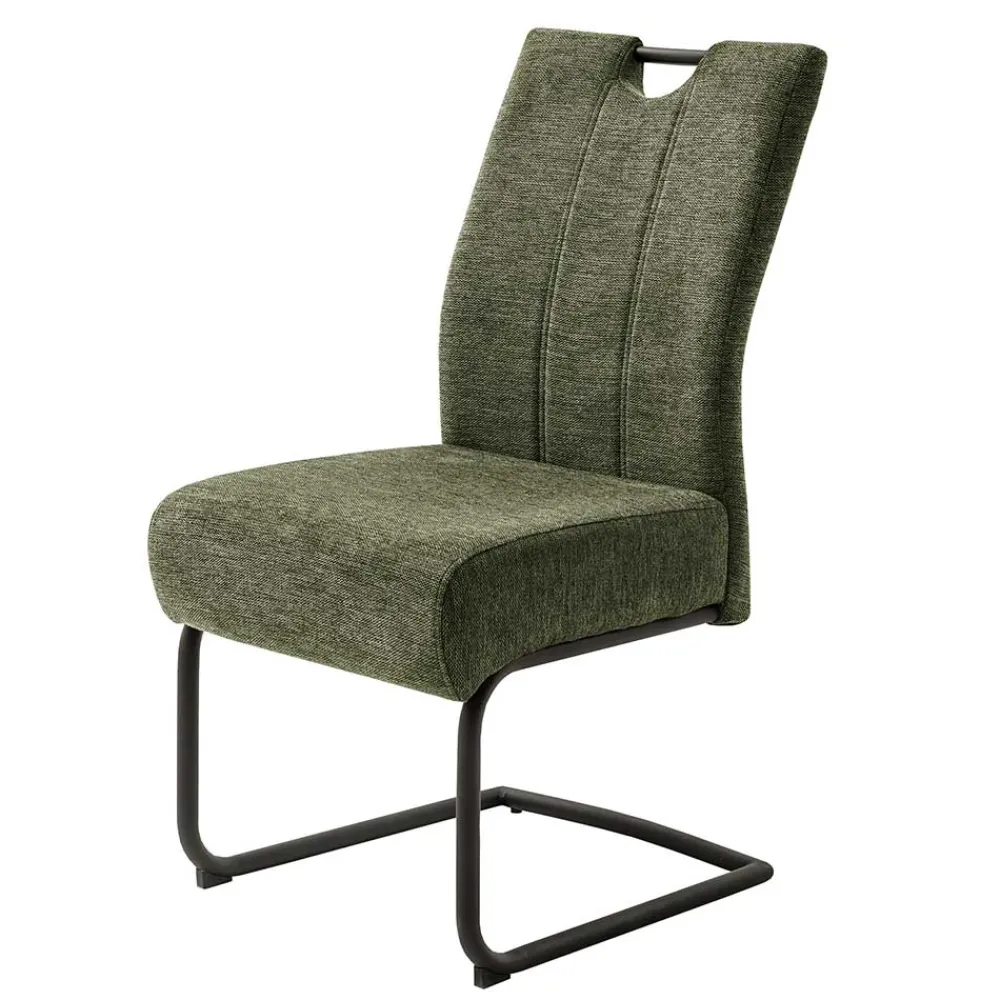 Wohnen Sessel<Esszimmer Freischwinger mit Federkern - Surci (2er Set)