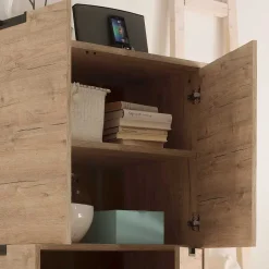 Wohnen Highboards<Esszimmer Highboard Rodonda im Retro Style