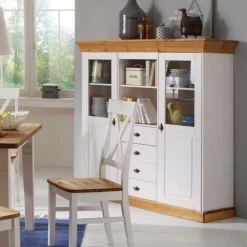 Wohnen Highboards<Esszimmer Highboard Sibiuta im Landhausstil