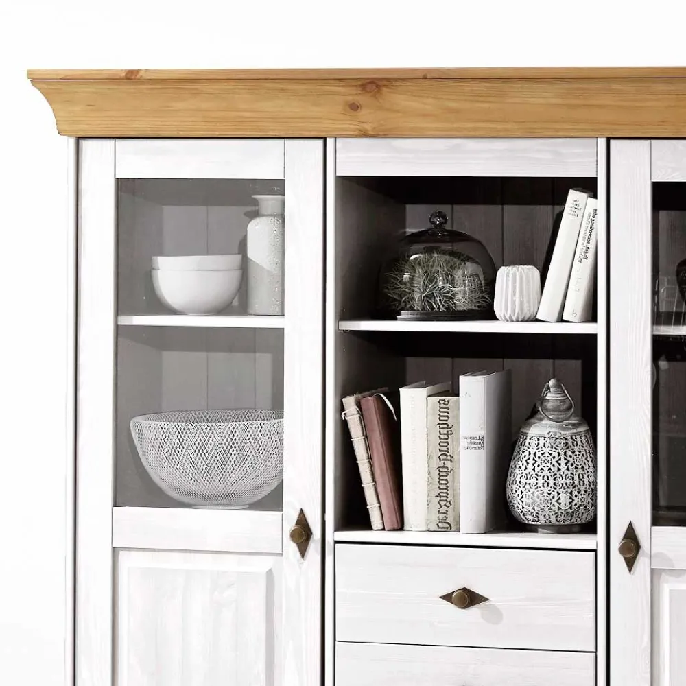 Wohnen Highboards<Esszimmer Highboard Sibiuta im Landhausstil