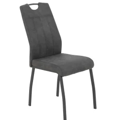 Wohnen Stühle<Esszimmer Hochlehner in Anthrazit - Luisanes (Set)