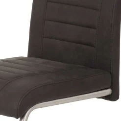 Wohnen Sessel<Esszimmer Schwingstuhl in Anthrazit - Zenca (Set)