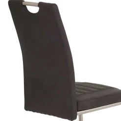 Wohnen Sessel<Esszimmer Schwingstuhl in Anthrazit - Zenca (Set)