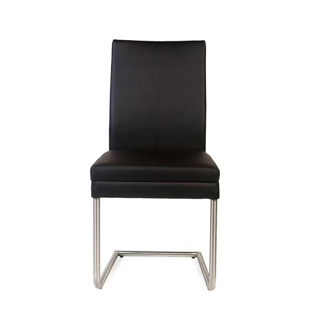 Wohnen Stühle|Sessel<Esszimmer Schwingstuhl mit Kunstleder - Monty (2er Set)