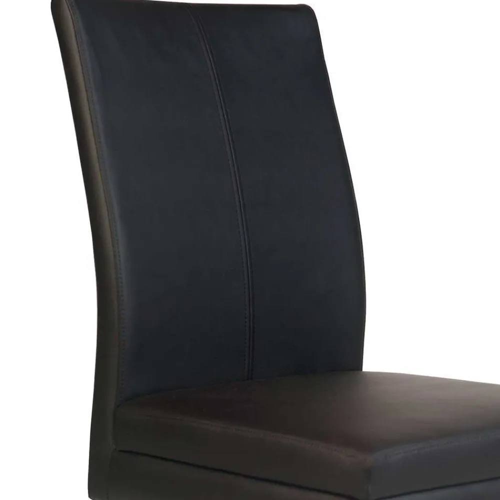 Wohnen Stühle|Sessel<Esszimmer Schwingstuhl mit Kunstleder - Monty (2er Set)