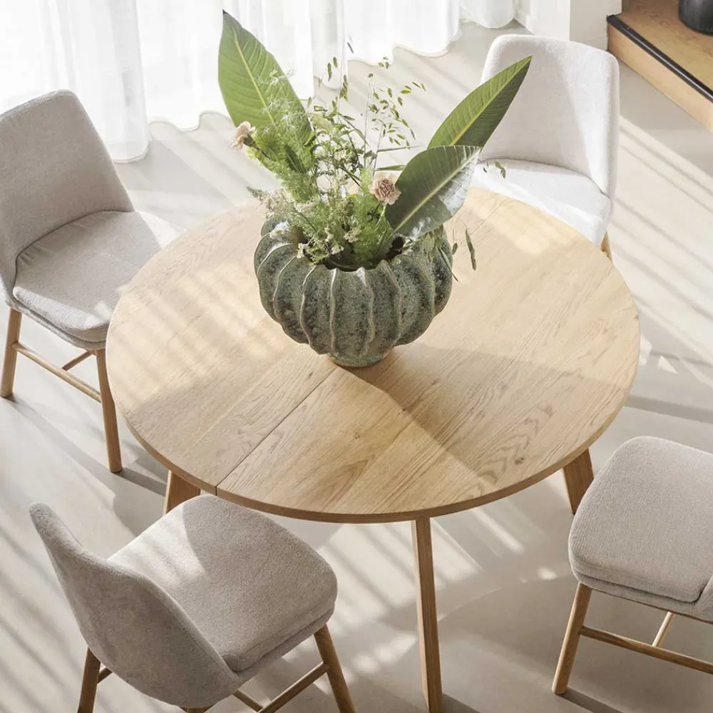 Wohnen Sitzgruppe<Esszimmer Sitzgruppe im Scandi Chic - Rascilda (siebenteilig)