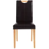 Wohnen Stühle<Esszimmer Stühle in Dunkelbraun & Natur - Selectra (2er Set)