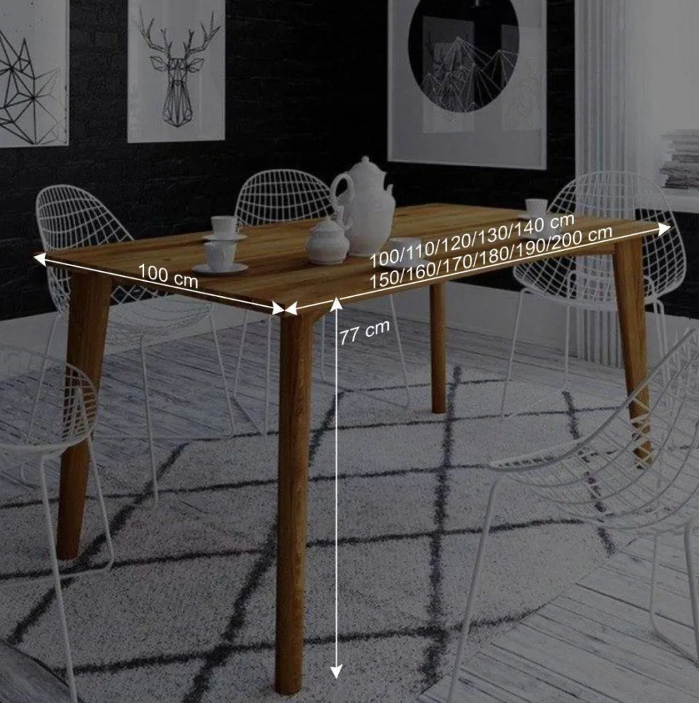 Wohnen Tische<Esszimmer Wildeiche Tisch geölt - Eavy