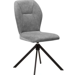 Wohnen Stühle<Esszimmer-Drehstühle in Grau - Bagana (2er Set)