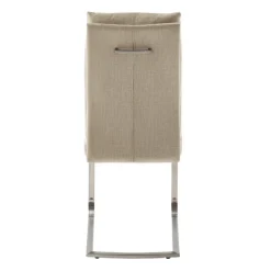 Wohnen Sessel<Esszimmer-Freischwinger in Cremeweiß - Gionno (2er Set)