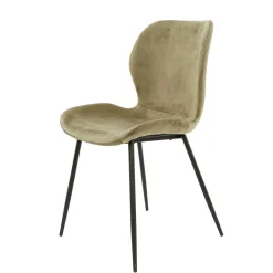 Wohnen Stühle<Esszimmerstühle aus Samt Beige - Maudez (4er Set)