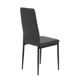Wohnen Stühle<Esszimmerstühle in Anthrazit Microfaser - Furciano (2er Set)