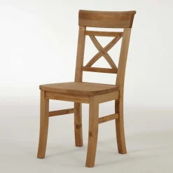 Wohnen Stühle<Esszimmerstuhl Giurgia im Landhaus Design (2er Set)