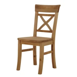 Wohnen Stühle<Esszimmerstuhl Giurgia im Landhaus Design (2er Set)