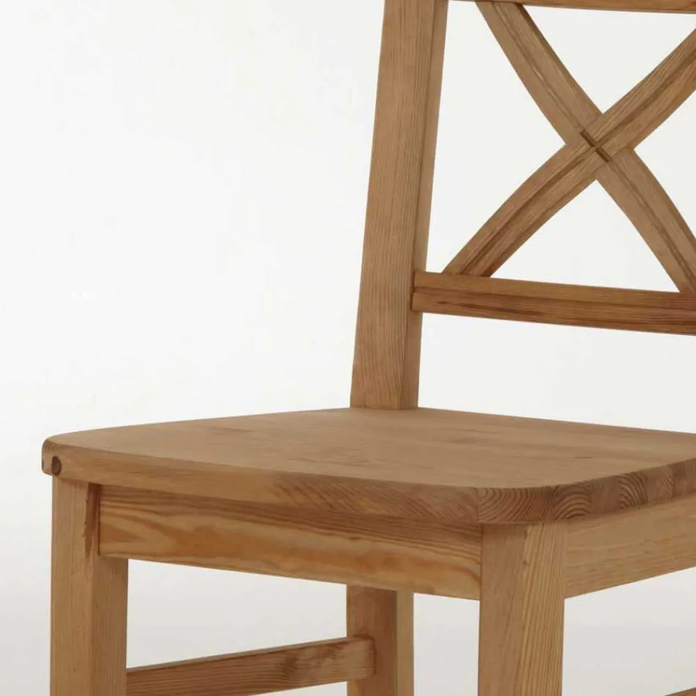 Wohnen Stühle<Esszimmerstuhl Giurgia im Landhaus Design (2er Set)