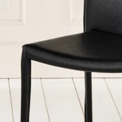Wohnen Stühle<Esszimmerstuhl Luise in Schwarz (4er Set)