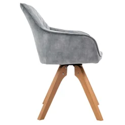 Wohnen Sitzgruppe<Esszimmertisch & Tischsessel Set - Salma (siebenteilig)