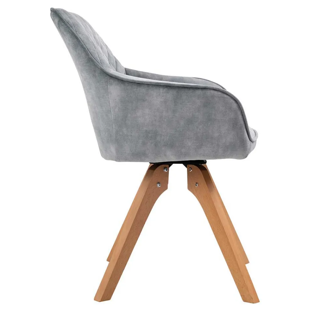 Wohnen Sitzgruppe<Esszimmertisch & Tischsessel Set - Salma (siebenteilig)