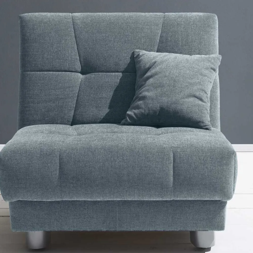 Wohnen Sofas<Faltsessel in Hellblau Flachgewebe - Heaven