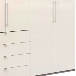 Wohnen Kleiderschränke|Schränke<Falttüren Kleiderschrank in Beige Glasfront - Budelli