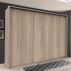 Wohnen Kleiderschränke|Schränke<Falttüren Schlafzimmerschrank 3-türig - Zayun
