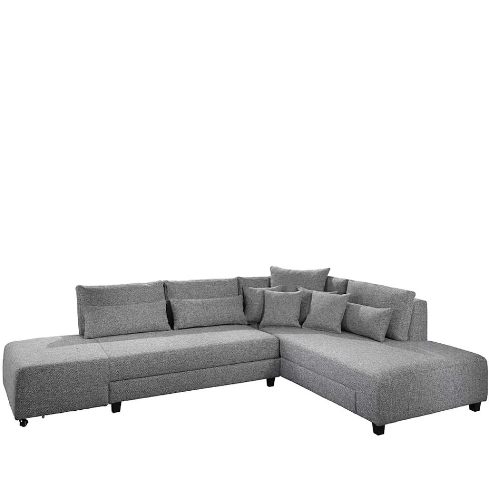 Wohnen Sofas|Betten<Federkern Eckcouch mit Schlaffunktion - Roseanna
