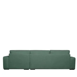 Wohnen Sofas<Federkern Ecksofa in Grün Stoffbezug - Tree