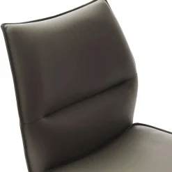 Wohnen Stühle<Federkern-Polsterstuhl aus Echtleder - Tamega (2er Set)