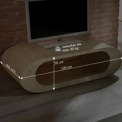 Wohnen Tv & Hifi-Möbel|Lowboards<Fernsehtisch Jon aus Stein
